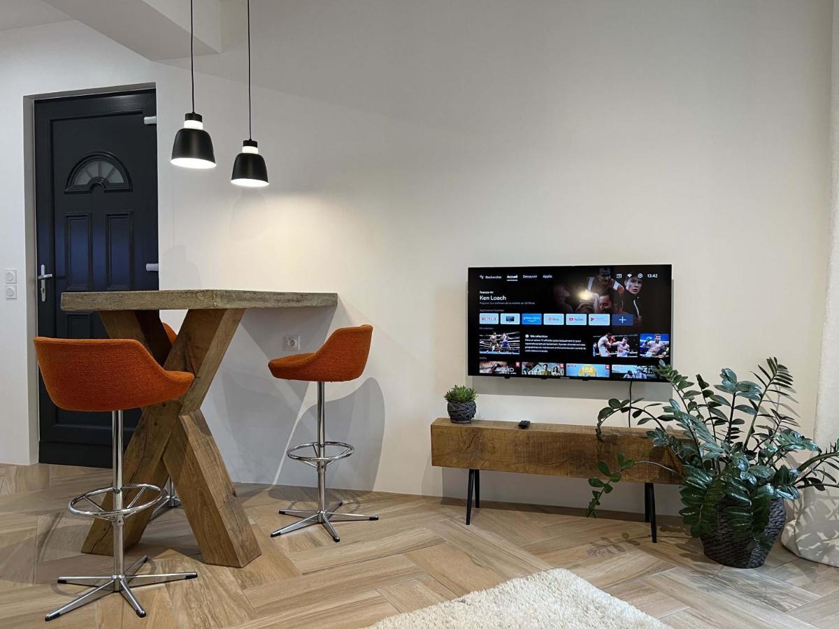 Bel Appartement Au Centre Du Vieux Joigny Bagian luar foto