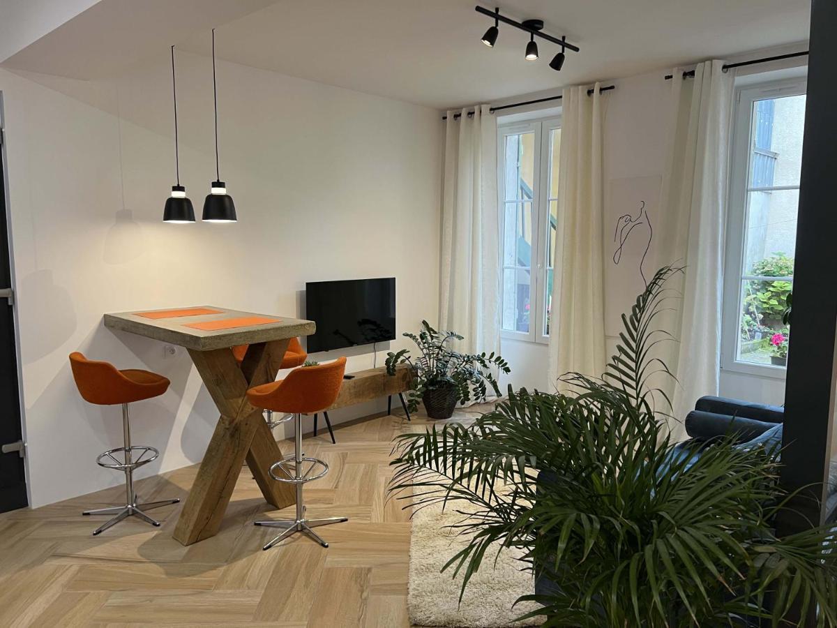 Bel Appartement Au Centre Du Vieux Joigny Bagian luar foto